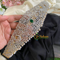 Exquisite Bridal American Diamond Hipbelt-Green -Royale-G5757