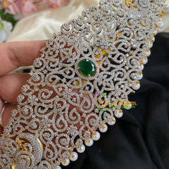 Exquisite Bridal American Diamond Hipbelt-Green -Royale-G5757