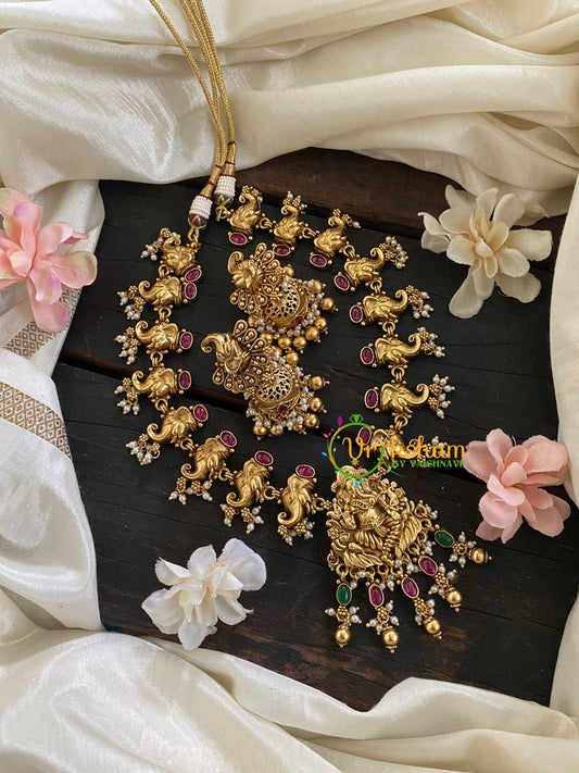 Premium AD Stone Ganesh Neckpiece-G4701