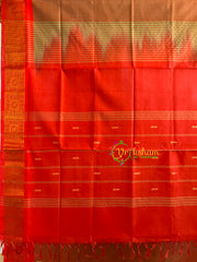Brick Red Chinnalampattu Saree-VS565