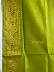 Parrot Green Chinnalampattu Saree-VS569