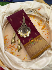 Arakku Maroon Thiribhuvanam Silk Saree -Pure Silk  -VS770