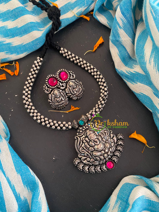 Ganesh Pedant Kolhapuri Neckpiece -S0276