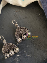 Hook Type Oxidized German Silver Danglers -S738