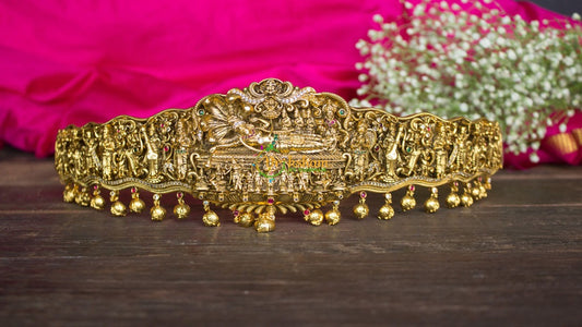 Shri Vishnu Jewelery- Temple Hipbelt-G1904