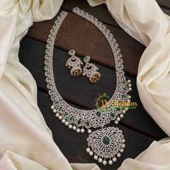 Bridal American Diamond Haram-Green-G6972