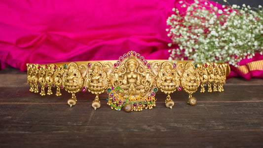 Lakshmi Hipbelt – Gold Look alike Temple Hipbelt -G1882