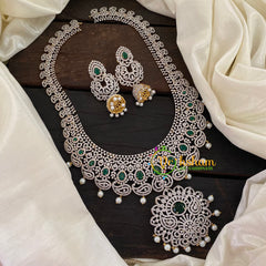 Bridal American Diamond Haram-Green-G6974