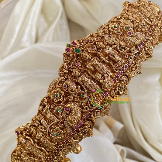 Premium AD Stone Ram Parivar Bridal Hipbelt -G9859