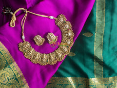 Precious Nakshi Choker -Lakshmi Choker -Nagas Collection -Ghungroos -G1953