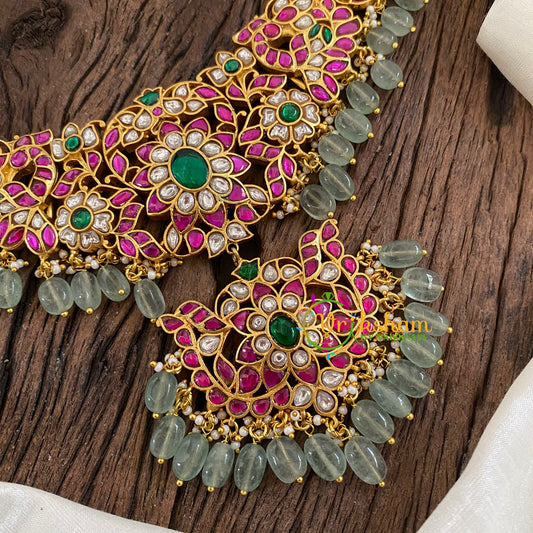 Precious Jadau Kundan Short Neckpiece -J1271