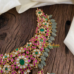 Precious Jadau Kundan Short Neckpiece -J1271