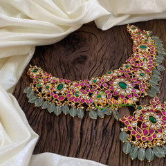 Precious Jadau Kundan Short Neckpiece -J1271