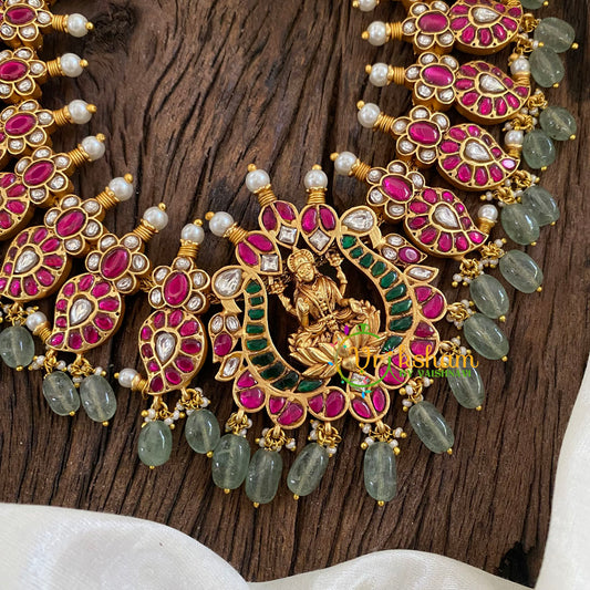 Precious Jadau Kundan Short Neckpiece -Lakshmi-J1379