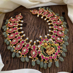 Precious Jadau Kundan Short Neckpiece -Lakshmi-J1379