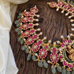 Precious Jadau Kundan Short Neckpiece -Lakshmi-J1379