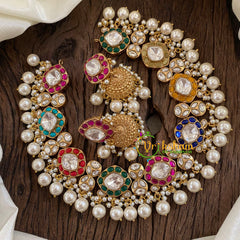 Navrathna Jadau Kundan Choker -J1397