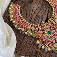 Precious Jadau Kundan Short Neckpiece -J1273