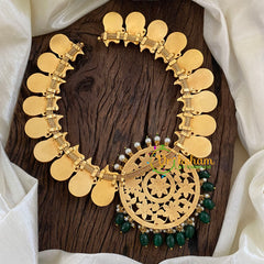 Precious Jadau Kundan Coin Style Short Neckpiece -J1274