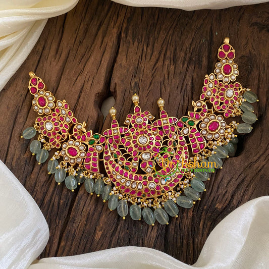 Jadau Kundan Choker Short Neckpiece -J1407