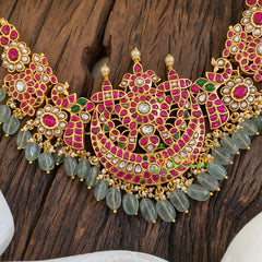 Jadau Kundan Choker Short Neckpiece -J1407