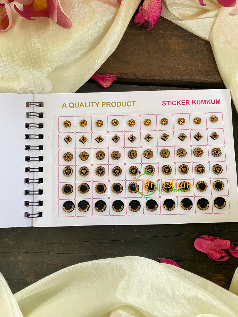 Bead Stone Sticker Bindi Book-Navya Short-BB076