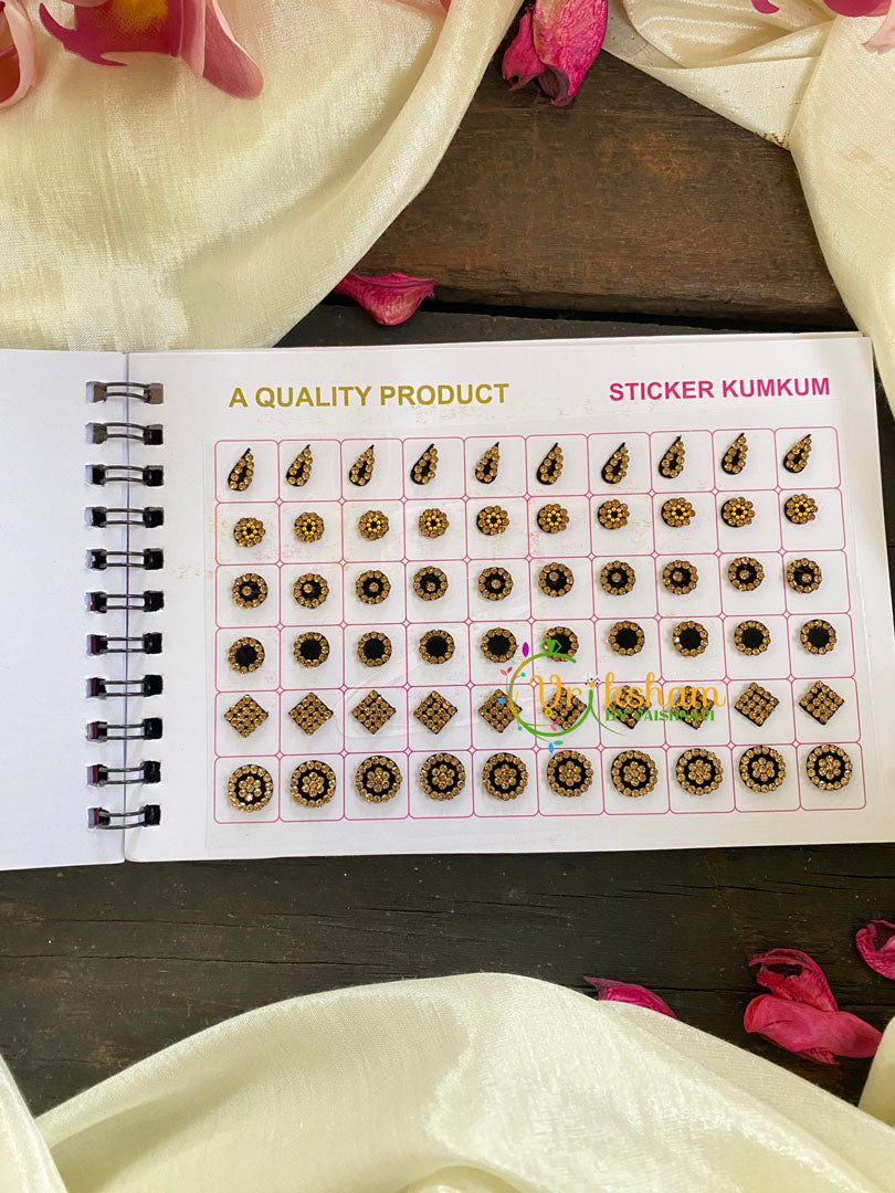 Bead Stone Sticker Bindi Book-Navya Short-BB076