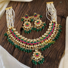 Precious Jadau Kundan Short Neckpiece -J1389