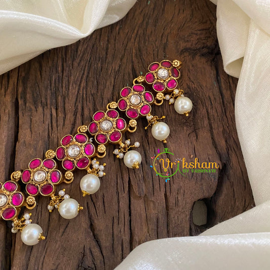 Precious Jadau Kundan High Neck Choker -J1415