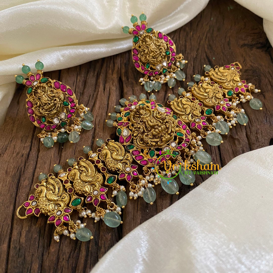 Precious Jadau Kundan High Neck Choker -J1414