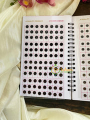 Sheen Plain Sticker Bindi Book-Navya Long-BB091