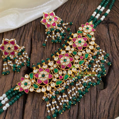 Precious Jadau Kundan High Neck Choker -J1413