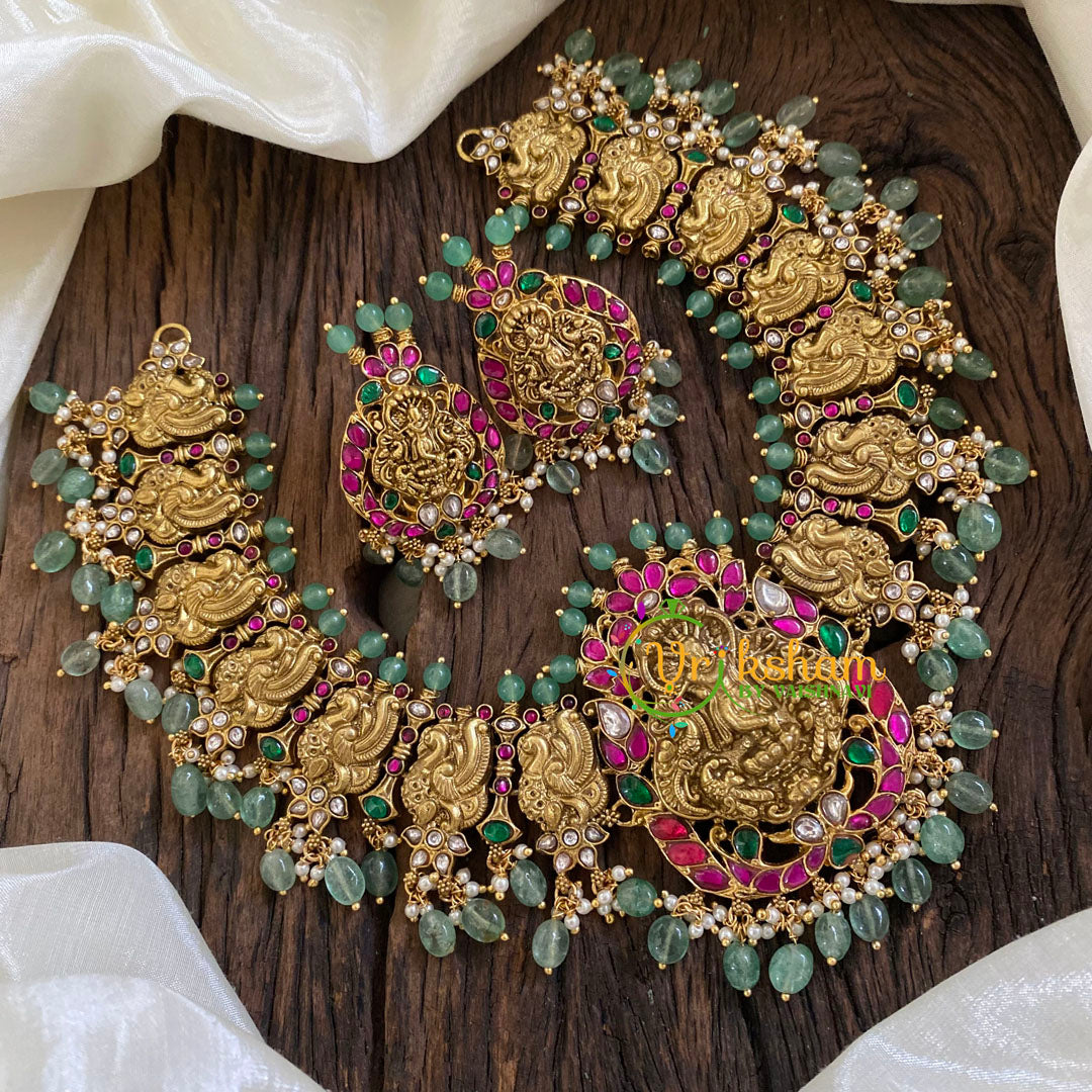 Precious Jadau Kundan Krishna Short Neckpiece -J1281
