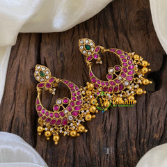 Precious Jadau Kundan Chandbali Danglers -J1310