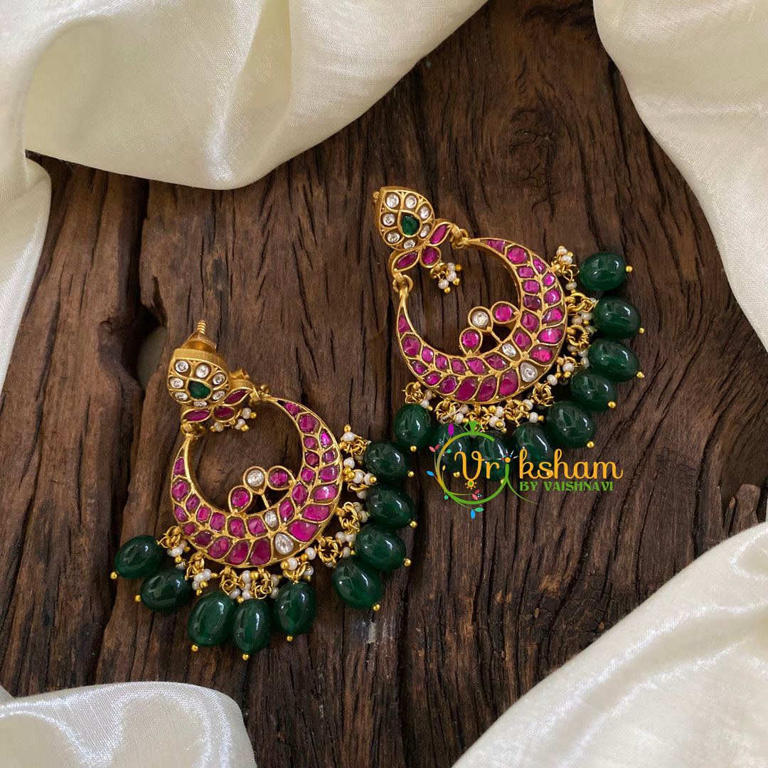 Precious Jadau Kundan Chandbali Danglers -J1312