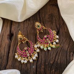 Precious Jadau Kundan Chandbali Danglers -J1313