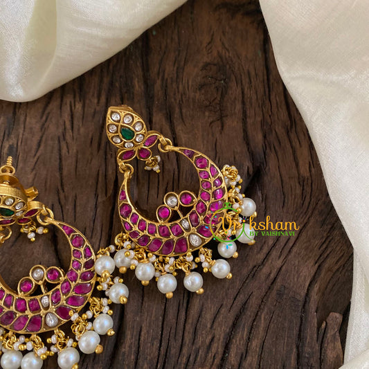 Precious Jadau Kundan Chandbali Danglers -J1313