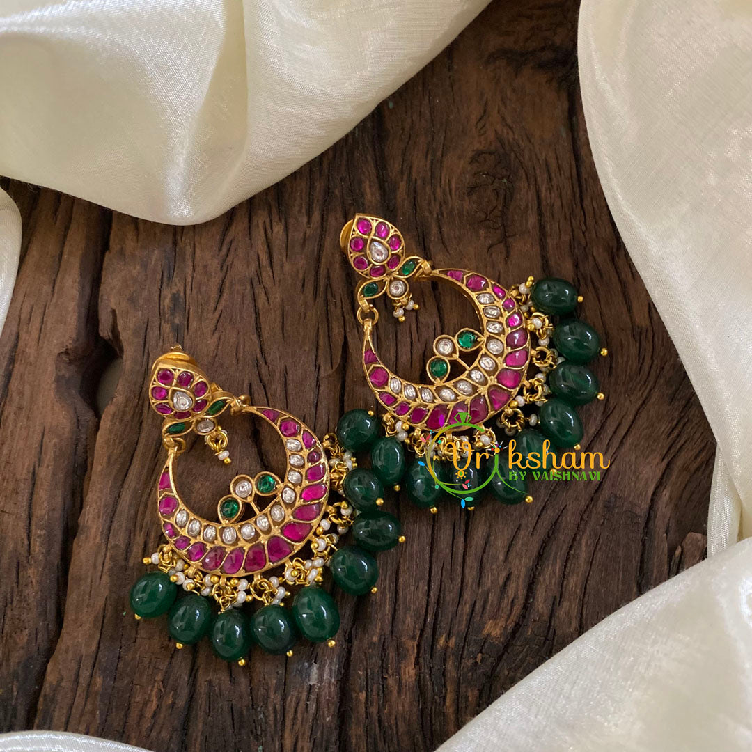 Precious Jadau Kundan Chandbali Danglers -J1314