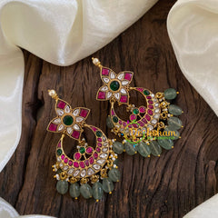 Precious Jadau Kundan Chandbali Danglers -J1315