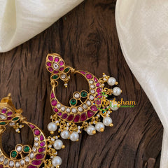 Precious Jadau Kundan Chandbali Danglers -J1316