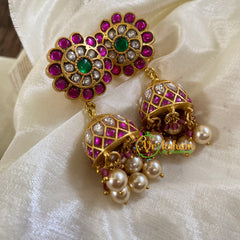 Precious Jadau Kundan Jhumkas -J1321