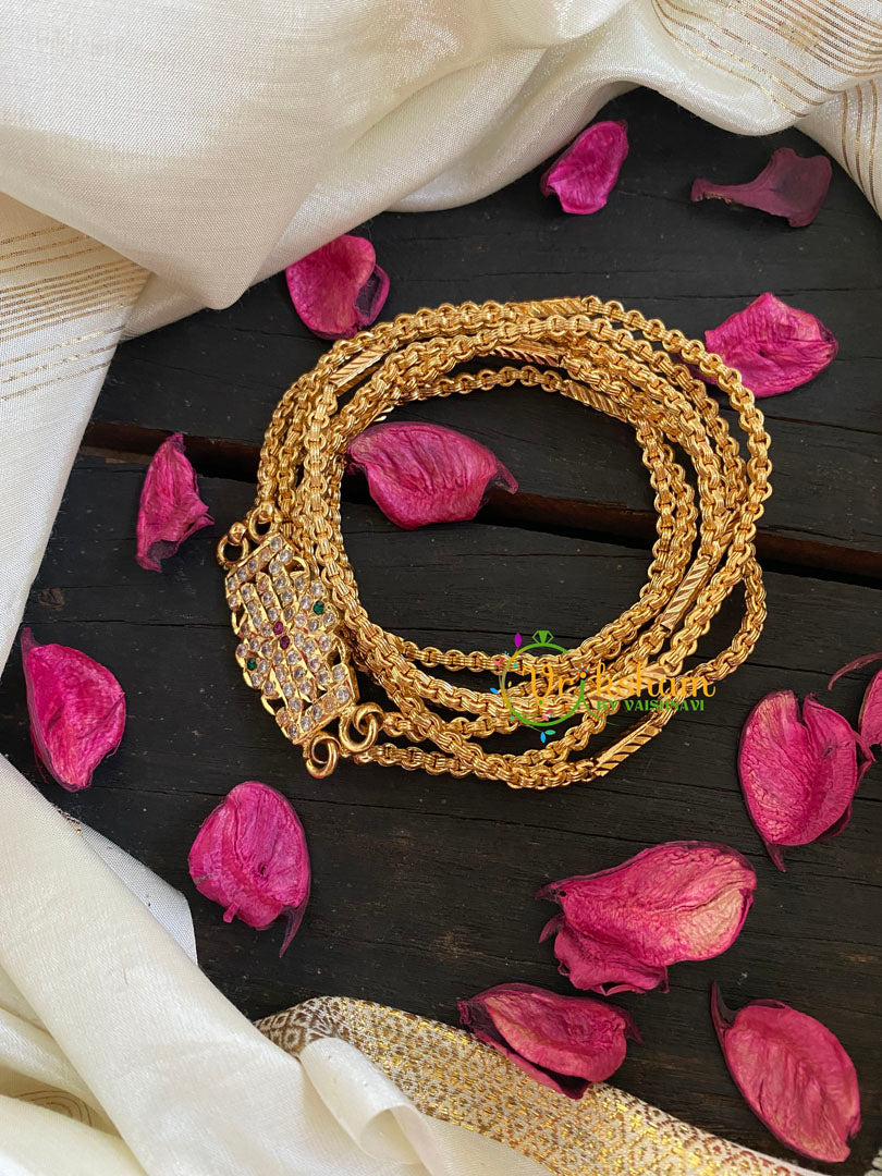 Traditional Rettai Vadam Mogappu Chain- 2 Layers-G5900