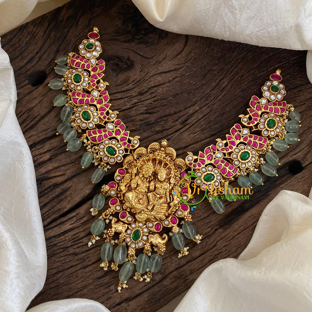 Precious Jadau Kundan Short Neckpiece -J1383