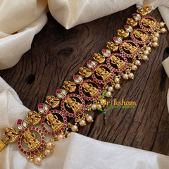 Laskhmi Jadau Kundan Choker Short Neckpiece -J1406