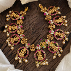 Laskhmi Jadau Kundan Choker Short Neckpiece -J1406