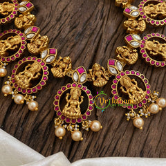 Laskhmi Jadau Kundan Choker Short Neckpiece -J1406