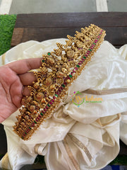 Exquisite Lakshmi and Peacock Style Hipbelt-Pearl -G5820
