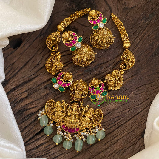 Precious Jadau Kundan Short Neckpiece-Lakshmi-J1382