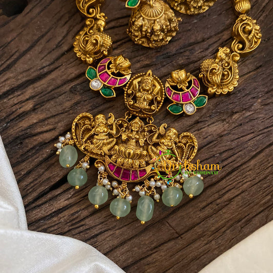 Precious Jadau Kundan Short Neckpiece-Lakshmi-J1382