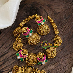 Precious Jadau Kundan Short Neckpiece-Lakshmi-J1382